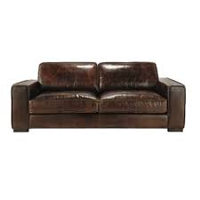 Check spelling or type a new query. Canape Vintage 3 Places En Cuir Marron Colonel Maisons Du Monde