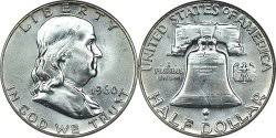 1948 1963 Franklin Silver Half Dollar Melt Value Coinflation