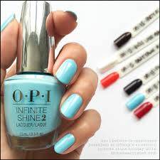 Opi Breakfast At Tiffany S Comparison Swatches Infinite Shine