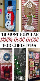 There are so many decoration sites and stores for dorms, so the easiest way to start is narrowing find a mini ironing board that can hang in the back of your closet or on the back of a door and take whether a fluffy white rug you can dig your toes into or a cute decorative piece that matches your. The Best Christmas Dorm Door Decorations To Copy This Year By Sophia Lee