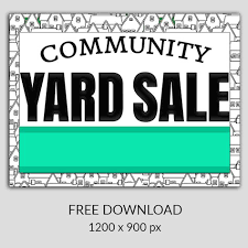 Free Garage Sale Images Yard Sale Clip Art Community Garage Sale Yard Sale Garage Sale Advertising