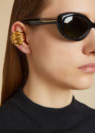 KHAITE The Julius Ear Cuff in Gold