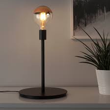 Skaftet Tischleuchtenfuss Schwarz 38 Cm Ikea Osterreich Table Lamp Base Table Lamp Decorative Light Bulbs