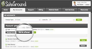 How To Access My Control Panel Siteground Cpanel Siteground Cpanel Control