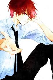 But hair color is also used to display parts of each character, like having white hair might show your inner edge lord or the fact that you are a thousand years old. Pin By Rin On Karma Akabane Red Hair Anime Guy Cute Anime Guys Cute Anime Boy
