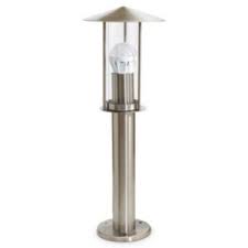 Blooma Chignik Brushed Silver Effect Mains Powered Halogen Post Light B Q Antiques
