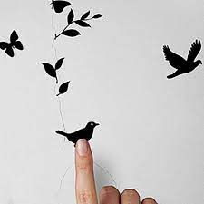 Decorating with birds on the walls. 11 Creative Ideas For Modern Wall Decoration With Small Cracks And Imperfections