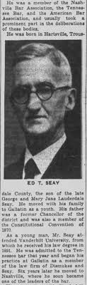 Edward T. Seay (1869-1941)
