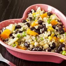 Healthy Quinoa And Black Beans Recipe With Onion Garlic Vegetable Broth Cumin Cayenne Pepper Corn And Cilantro D Vegetarian Recipes Bean Recipes Recipes