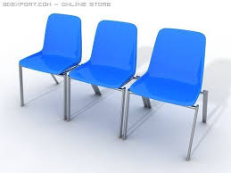 3d Model Plastic Waiting Room Chair C4d Obj 3ds Fbx Waiting Room Chairs Room Chairs Chair