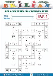 Teka teki matematika atau sering juga disebut sebagai rekreasi matematika ini termasuk dalam golongan permainan matematika yang dimana pengerjaannya tidak teka teki matematika ataupun rekreasi matematika digunakan untuk : Soal Perkalian Model Teka Teki Bimbel Brilian Bimbel Brilian
