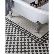 For victorian floor tiles original style, look no further than tile doctors services. Victoria White Black Border 118x360 Mosaic Tiles From Tile Mountain