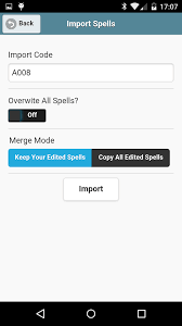 Amazon Com 5th Edition Spell List Appstore For Android