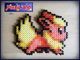 Pyroli Pokemon Pixel Art Pixel Art Pokemon Perles Hama Pokemon Art Perle