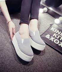 Black Boots White Sole Ladies Womens Trendy Thick Sole Slip On Casual Shoes Slip On Sneakers Trending Womens Shoes Latest Fashion Shoes