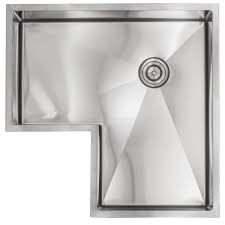 30 corner stainless steel kitchen sink