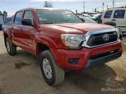 (prerunner v6) 4x2 double cab 127.4 in. Toyota Tacoma Double Cab 2013 Red 2 7l 4 Vin 5tfjx4gn8dx018431 Free Car History