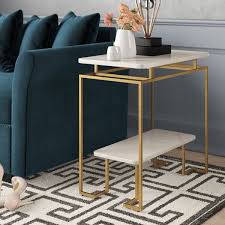 Marianne End Table Table Decor Living Room Furniture Marble End Tables