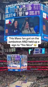 NBA Fan Chants 'Fire Nico' at Mavericks Game