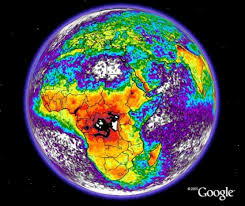 Interactive world light pollution map. Nasa Lightning Map In Google Earth Google Earth Blog