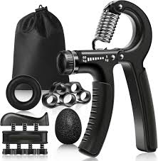 Vicloon Handtränare - Set med 5 Fingertålighetstränare (5-60 kg)