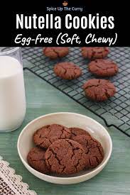 Eggless Nutella Cookies Recipe How To Make Eggless Nutella Cookies Recipe Nutella Cookies Recipe Nutella Cookies Chocolate Nutella Cookies