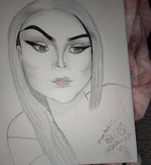 I tried sketching my youngest Grandaughter ❤ I have never been good at  people