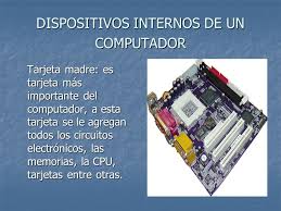 • los sistemas informáticos pueden almacenar los datos tanto interna (memoria) como externamente los dispositivos de almacenamiento de un computador son dispositivos periféricos del sistema. Dispositivos Internos Y Externos De Un Computador Ppt Descargar