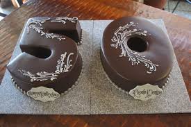 Chocolate Number 50 Shaped Birthday Cakes With Fancy White Scrolling 50th Birthday Cake 70th Birthday Cake 50th Cake