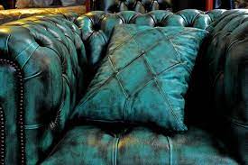 Cuscini per divano in pelle nera. Vendita Cuscini In Pelle Made In Italy Vintage Patchwork Fatti A Mano Chesterfield