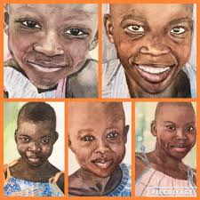 Watercolor Portrait Examples for Couples in Central Alabama