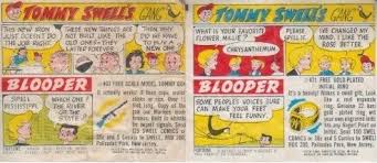 Comic strips would pop up in other places too — like wrapped inside pieces of bazooka bubble gum. Comics In Remote Corners Miniature Bubble Gum Strips The Comics Decoder