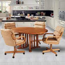 The number of bits contained in your set will change by maker. Douglas Casual Living Paula Caster Dining Set