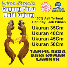 ( expedisi multi express) jawa barat, jawa tengah, surabaya, malang. Tarikan Pegangan Gagang Pintu Rumah Minimalis Pull Handle Antik Motif Keris Kujang Dari Kayu Asli Shopee Indonesia