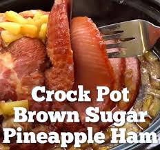 For a perfect holiday dinner, try this crockpot brown sugar pineapple ham. Recipes From Heaven Crock Pot Brown Sugar Pineapple Ham Facebook
