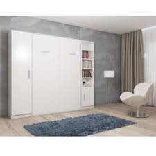 Recherche dans maison & fournitures recherche dans tout le site. Armoire Lit Escamotable Verticale Au Meilleur Prix Composition Armoire Lit Escamotable Smart V2 Blanc Mat Couchage 160cm 2 Colonnes Rangements Inside75