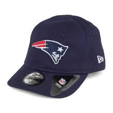 New Era Hats Baby 9forty New England Patriots Baseball Cap Official Team Colour Navy Blue