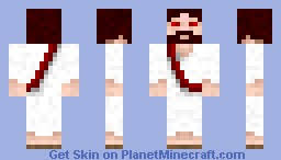 Skin click the link, save the picture wherever you want, log onto the minecraft website, go on your profile click brouse and find the image. Evil Jesus Minecraft Skin