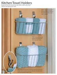 You may remember a couple years ago when i made my hidden kitchen command center. How To Organize Kitchen Towel Get The Instructions For This Easy Diy Here Commandhooks Kitchen Towels Storage Towel Organization Kitchen Organization