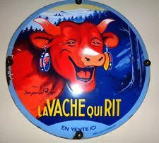 Plaque Emaillee Vache Qui Rit Jamais Restauree 28 Cm Vers 1920 Plaque Emaillee Ancienne Plaque Emaillee Plaque