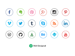 Social media icons come in a variety of colors, shapes, and sizes. Social Media Icons For Business Cards Archives Inspirationfeed