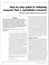 In the password is dead: Sample Quantitative Nursing Research Article Critique Nursing Research Article Critique Discussion And Paper Health Medical Homework Help