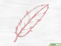 The simple step by step instructions will gui. How To Draw A Feather 8 Steps With Pictures Wikihow