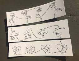 Bts Love Yourself Her Tear Answer Themed Set Temporary Etsy Bts Tattoos Pattern Tattoo Love Yourself Tattoo