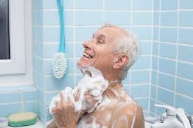 This is bathtub grab bar that makes it safe for the elderly to enter the tub and exit it safely. Safe Bathing Showering For Seniors Who Are Aging In Place Seniors Matter