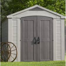 Factor 8 Ft W X 11 Ft D Resin Storage Shed Outdoor Sheds Shed Storage Outdoor Storage Sheds