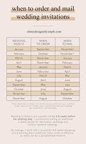 When To Order Wedding Invitations Oh My Designs By Steph Order Wedding Invitations Mail Wedding Invitations Wedding Invitations