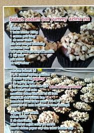Dalam mangkuk pengadun yang bersih dan kering, masukkan. Biskut Bebola Badam Healty Snacks Biscuit Recipe Cookie Recipes