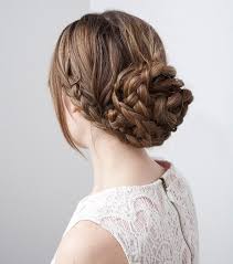 Top 5 Simple Wedding Braid Updos Bun Jpg 600 682 Pixels Thick Hair Styles Braided Bun Hairstyles Diy Hairstyles