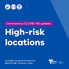 The victorian government has introduced new restrictions from 5pm thursday 31 december due to the. Vicgovdh On Twitter Updated High Risk Locations List For The Full List Of High Risk Locations From The Last 14 Days Visit Https T Co Tkawovqiid The Locations On This List Are Not A Current